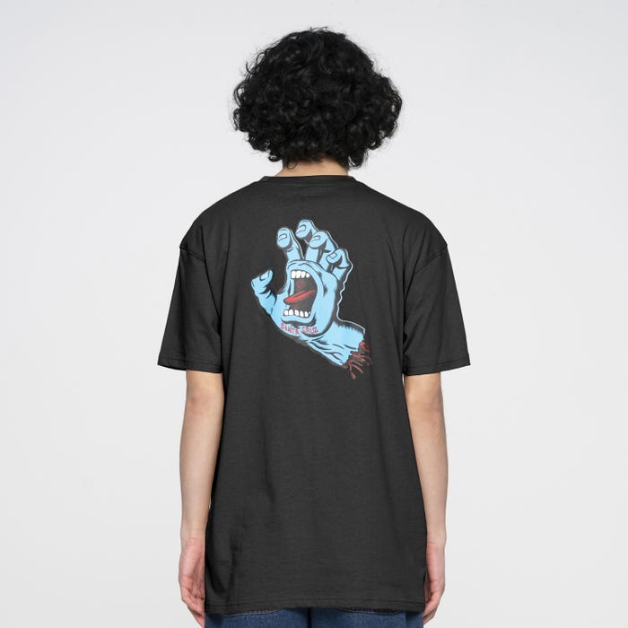 Screaming Hand Chest T-Shirt - SkateTillDeath.com