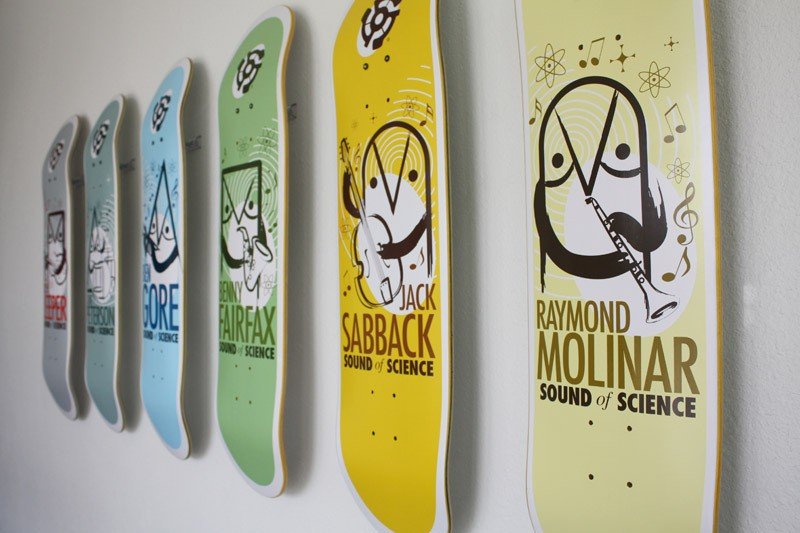 Sk8ology Deck Display without Drill Bit - SkateTillDeath.com
