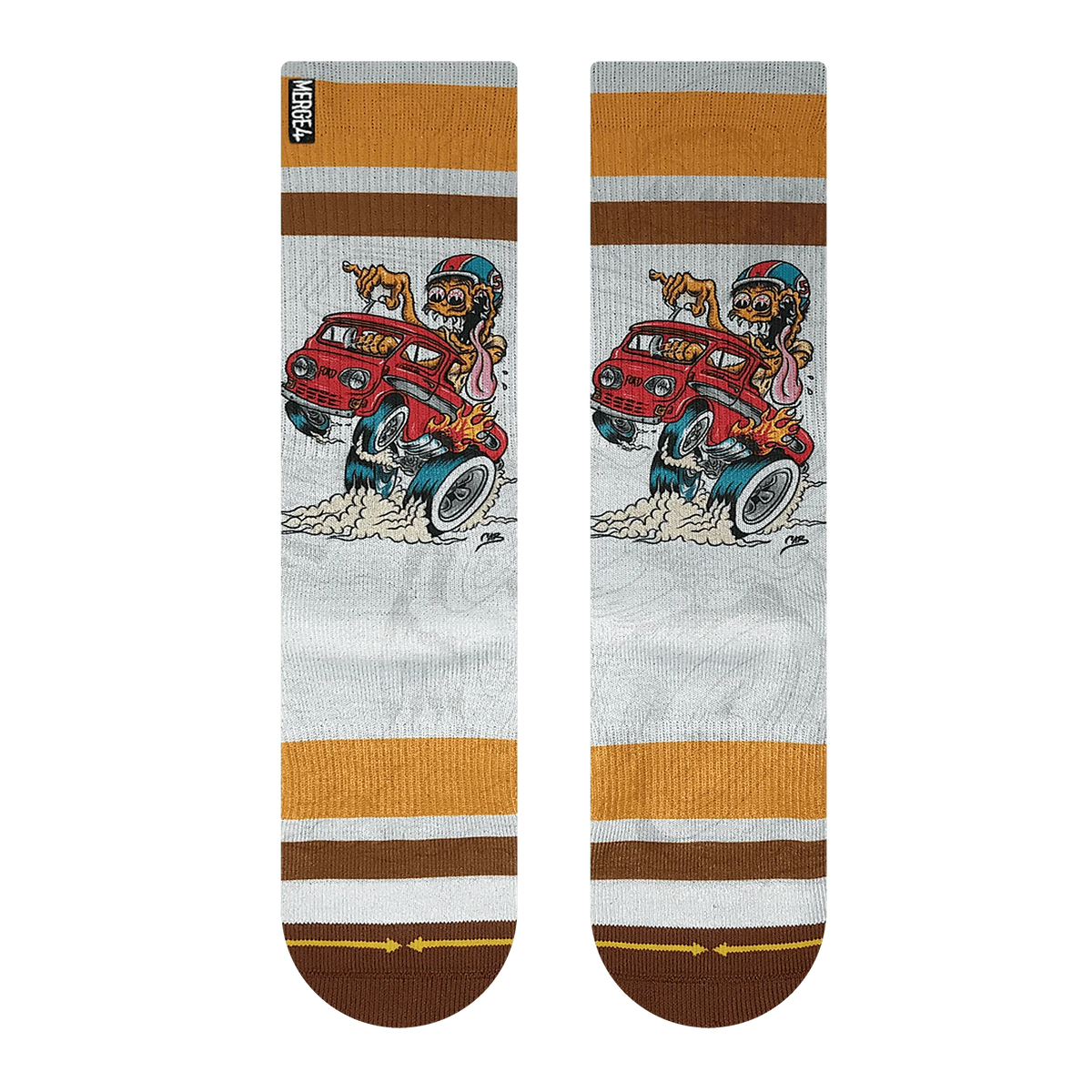 STEVE CABALLERO ECONO FINK CREW SOCKS - SkateTillDeath.com