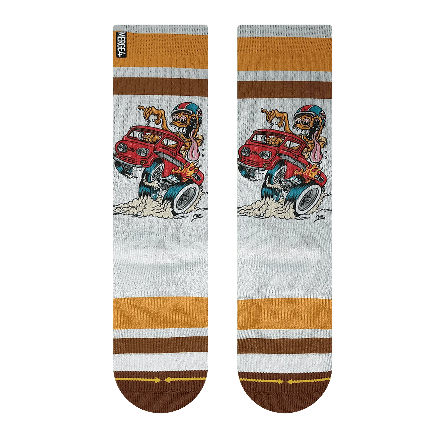 STEVE CABALLERO ECONO FINK CREW SOCKS - SkateTillDeath.com
