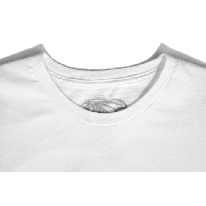 T-Shirt Powell Peralta Skull and Sword - White - SkateTillDeath.com