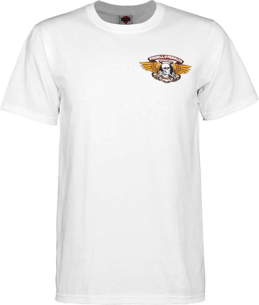T-shirt Powell-Peralta™Winged Ripper White - SkateTillDeath.com