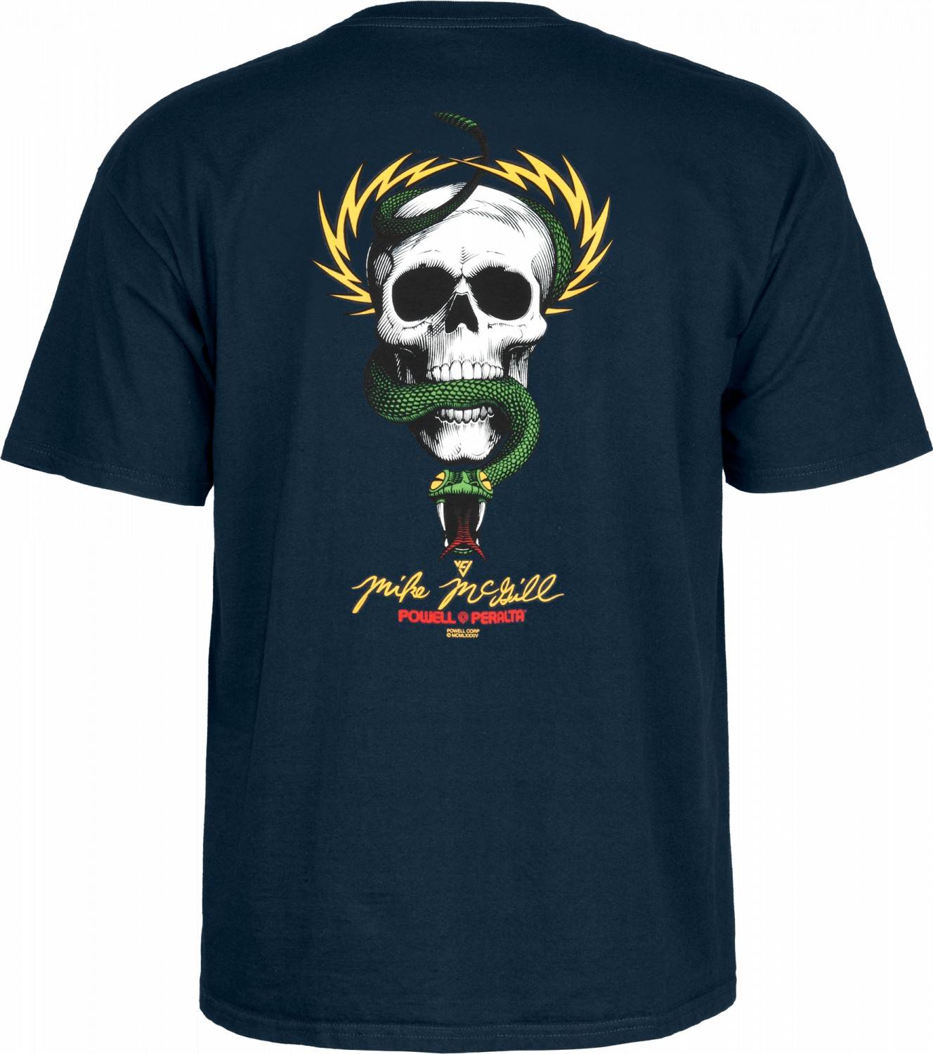 Tshirt Powell Peralta Mike McGill Royal Navy - SkateTillDeath.com