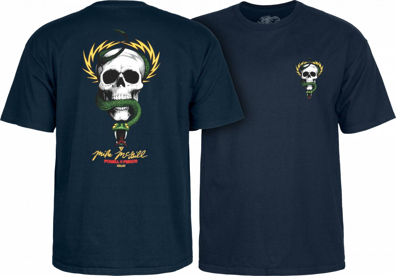 Tshirt Powell Peralta Mike McGill Royal Navy - SkateTillDeath.com