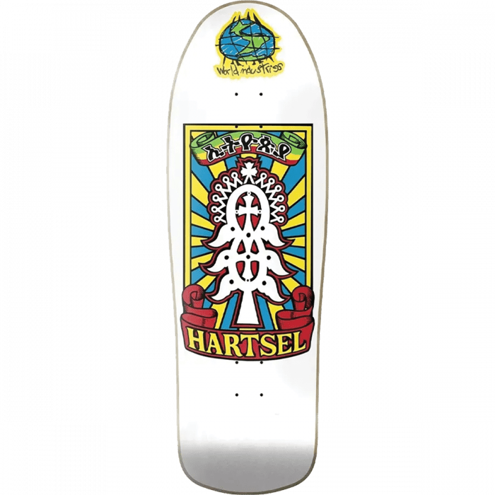 World Industries Jeff Hartsel Yout Model Old School Skateboard Deck Original Shape Heat Transfer - SkateTillDeath.com