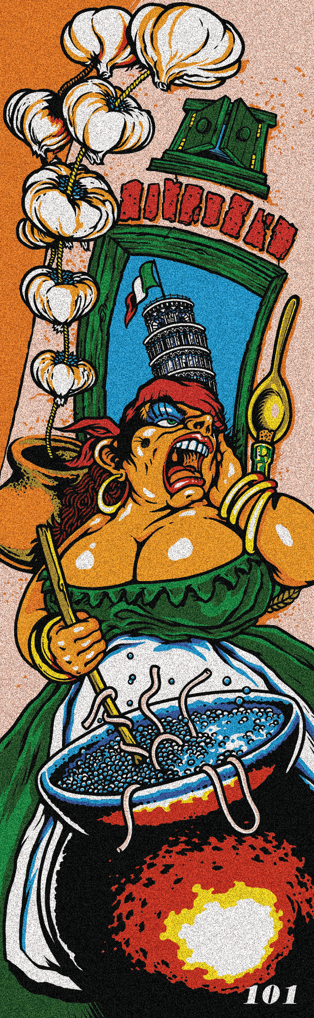 Heritage - Skateboard - Grip tape - 101 Gino Bel Paese Grip Tape 5Pk 10" (Multi) Grip tape