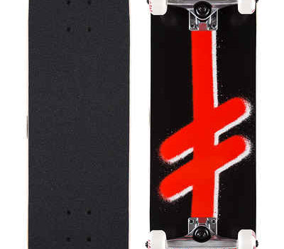 Deathwish - Skateboard - Complete skateboards - Gang Logo 8" (Black) Complete Board