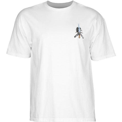 Load image into Gallery viewer, T-Shirt Powell Peralta Skull and Sword - White
