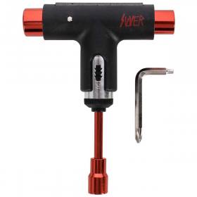 Unit - Skateboard - Hardware - Silver Tool Slay Blk/Red Hardware