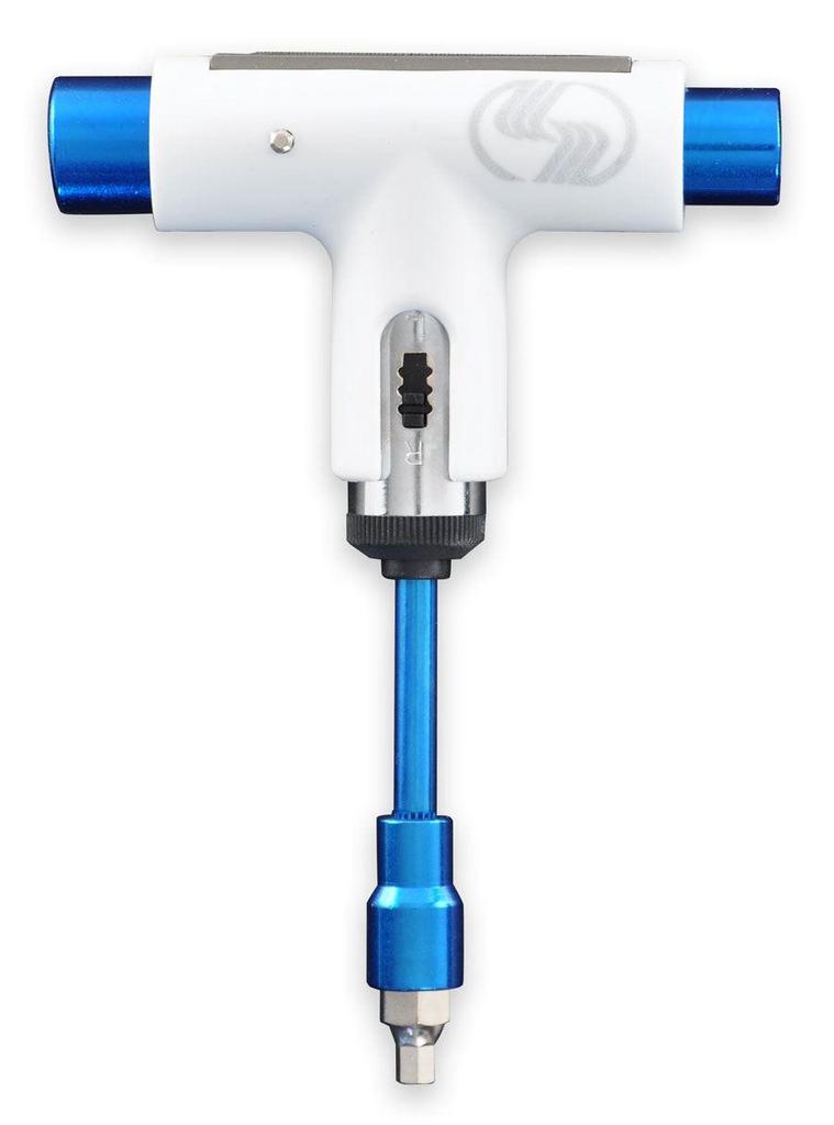 Unit - Skateboard - Hardware - Silver Tool Whiteout Wht/Blue Hardware