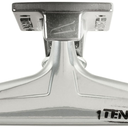 Load image into Gallery viewer, Tensor - Skateboard - Trucks - Alum Stencil Mirror 5.25&quot; (Raw/Black Fade) Trucks
