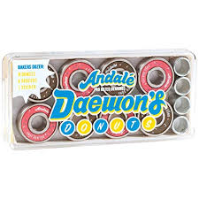Andale - Skateboard - Bearings - Abec Daewon S. Donut (Silver) Bearings