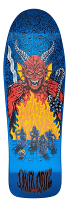 10.07in Stranger Things Knox Hellfire Pit Santa Cruz Skateboard Deck - SkateTillDeath.com