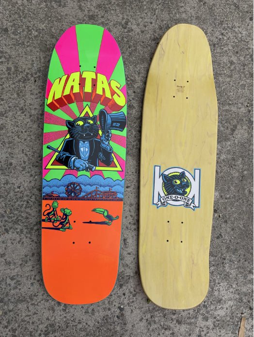 101 Natas Kaupas Panther Screened Deck 9.25" - SkateTillDeath.com