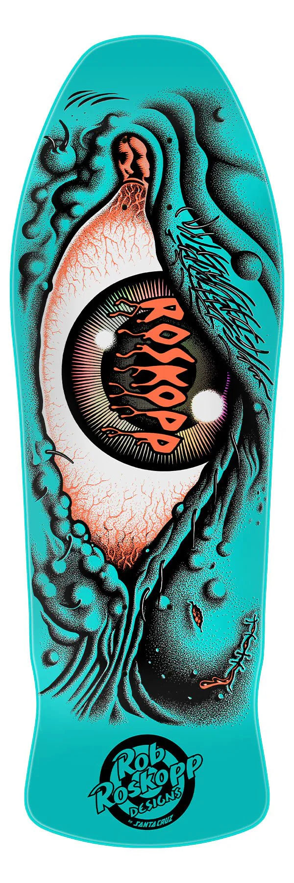 10.12in Roskopp Eye Santa Cruz Reissue Skateboard Deck - SkateTillDeath.com