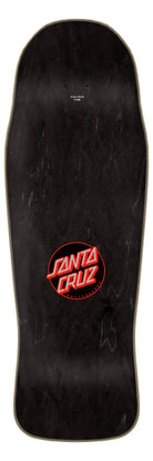 10.34in Winkowski Ghost Black Santa Cruz Shaped Skateboard Deck - SkateTillDeath.com
