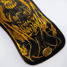 10.34in Winkowski Primeval Gold Santa Cruz Shaped Skateboard Deck - SkateTillDeath.com