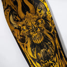 10.34in Winkowski Primeval Gold Santa Cruz Shaped Skateboard Deck - SkateTillDeath.com