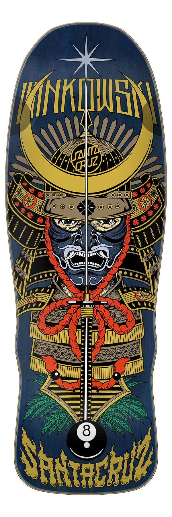 10.35in Winkowski Samurai Santa Cruz Shaped Skateboard Deck - SkateTillDeath.com