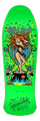 10.4in Salba Witch Doctor Reissue Santa Cruz Skateboard Deck - SkateTillDeath.com