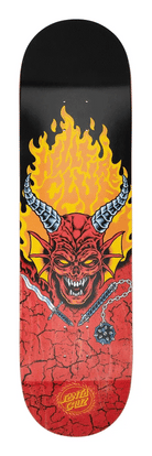 8.25in Stranger Things Hellfire Club Santa Cruz Skateboard Deck - SkateTillDeath.com