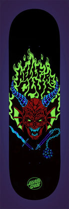 8.25in Stranger Things Hellfire Club Santa Cruz Skateboard Deck - SkateTillDeath.com