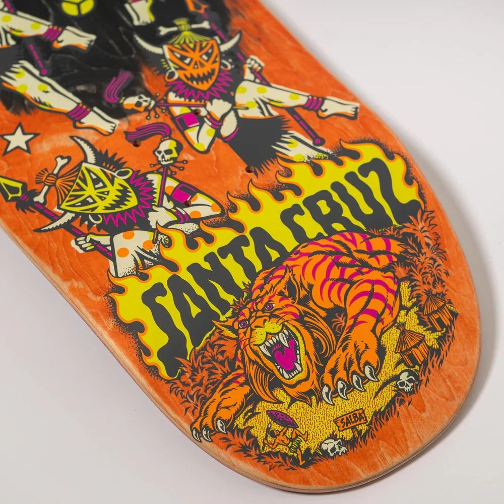 8.80in Salba Firedance Santa Cruz Egg Skateboard Deck - SkateTillDeath.com