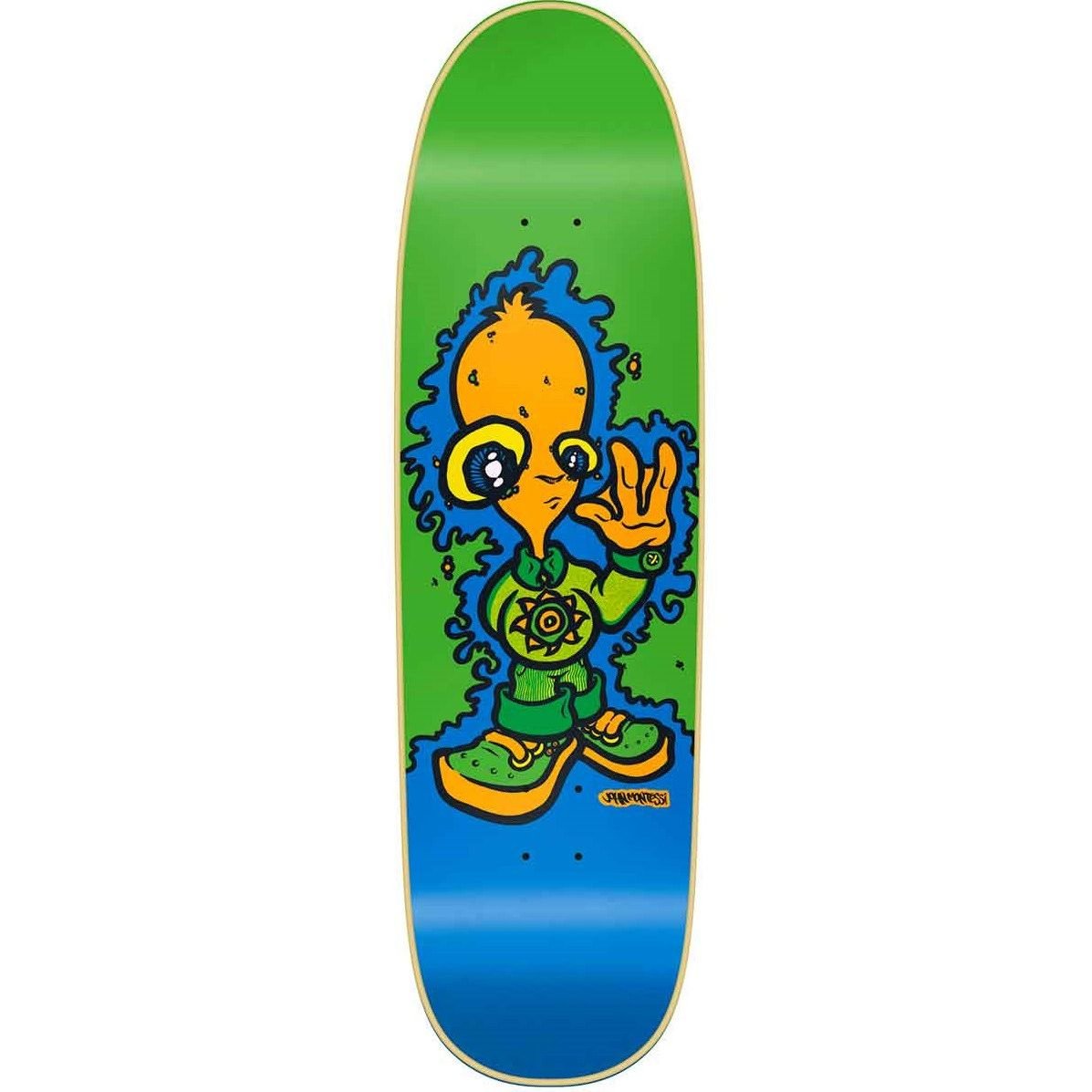 8.875x32.125 New Deal John Montesi Alien SP Re-Issue Deck - Green