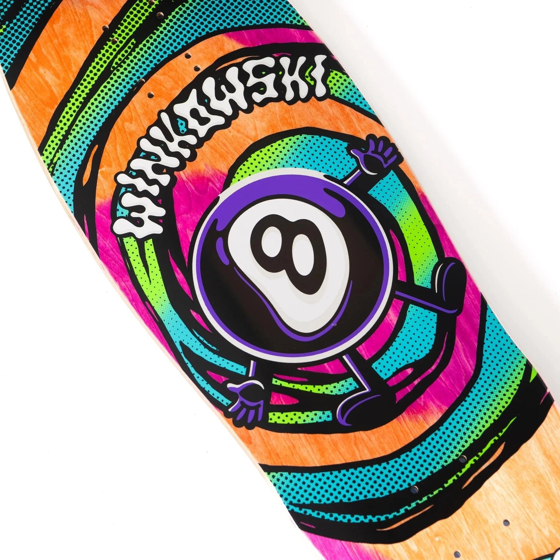 9.5in Winkowski Vertigo Medium Santa Cruz Shaped Skateboard Deck - SkateTillDeath.com