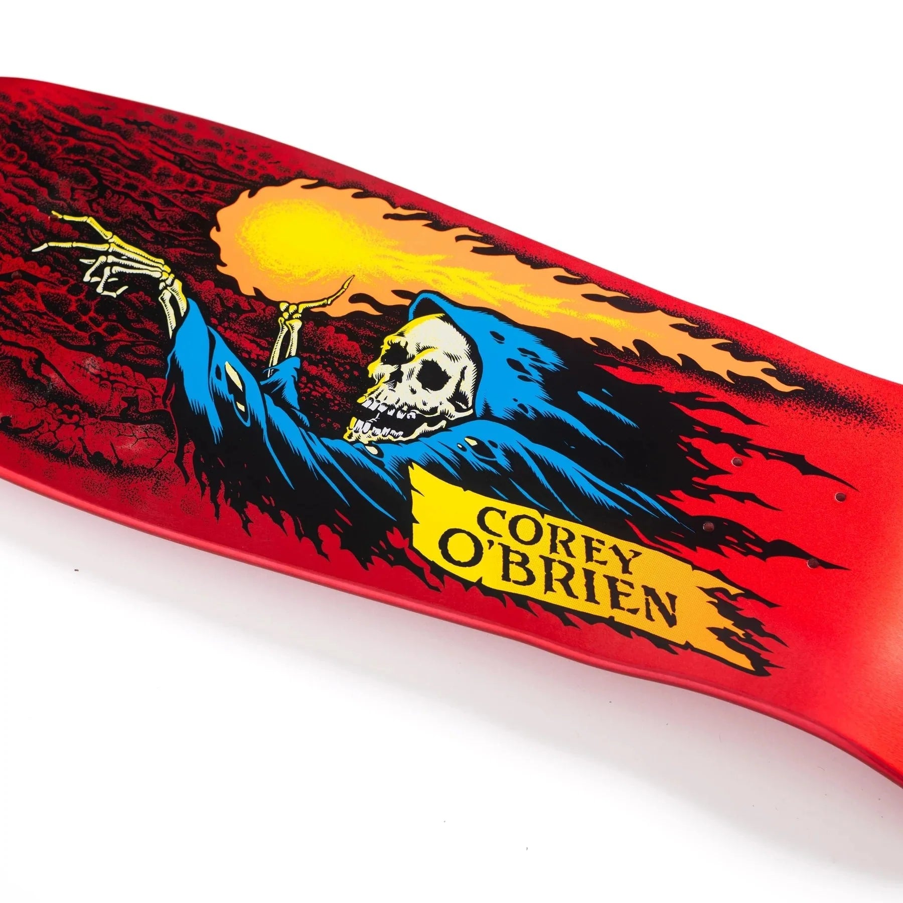 9.85in O'Brien Reaper Reissue Santa Cruz Skateboard Deck - SkateTillDeath.com