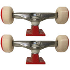 Almost Repeat Truck And Wheel Combo Raw/Red 5.25" Skateboard Trucks - SkateTillDeath.com