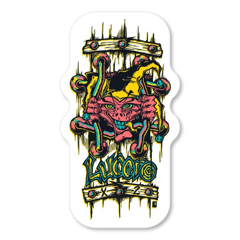 BLACK LABEL JOHN LUCERO X2 LARGE STICKER - SkateTillDeath.com
