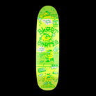 Blast Skates Wild in the Streets shaped green 8.5" - SkateTillDeath.com