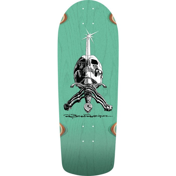 DECK POWELL OG SNUB RODRIGUEZ '05' 10 271 FK1 LT TEAL STAIN - SkateTillDeath.com