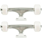 Enjoi Double Panda Truck And Wheel Combo Raw/White 5.25" Skateboard Trucks - SkateTillDeath.com