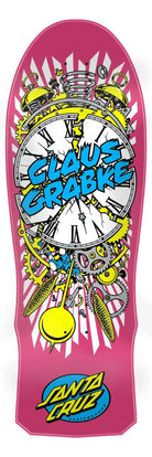 Grabke Exploding Clock Reissue 10.04in x 29.83in Santa Cruz Decks - SkateTillDeath.com
