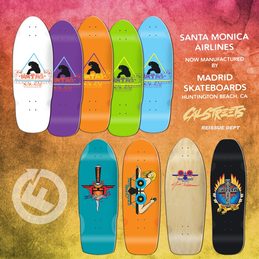 MADRID X SMA NATAS 10.0" OLD SCHOOL SKATEBOARD DECK - SkateTillDeath.com