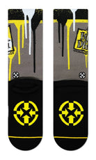 Merge4 Socks - New Deal Napkin Logo - SkateTillDeath.com