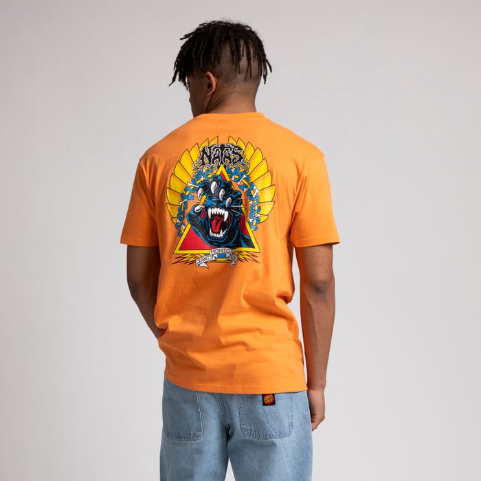 Natas Screaming Panther T-Shirt - SkateTillDeath.com