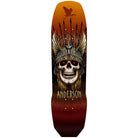 POWELL PERALTA ANDY ANDERSON HERON SKULL SKATEBOARD DECK RUST SHAPE 289 8.45 - SkateTillDeath.com
