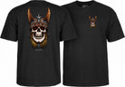 Powell Peralta Andy Anderson Skull T-Shirt - Black - SkateTillDeath.com