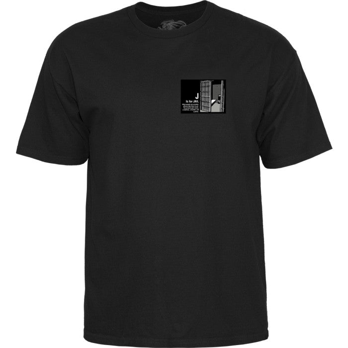 Powell Peralta Chris Senn Police T-Shirt - SkateTillDeath.com