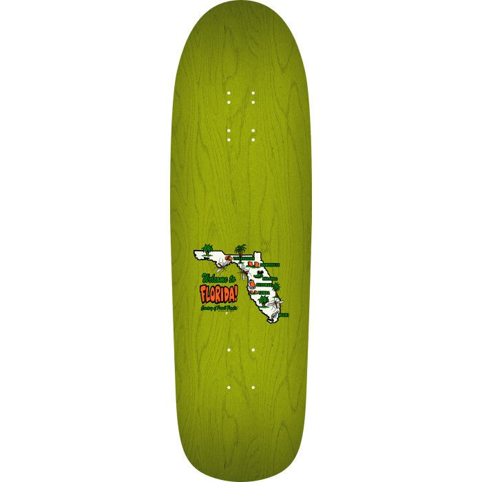 Powell Peralta Mike Frazier Yellow Man 2 Reissue Skateboard Deck Green - 9.5 x 32 - SkateTillDeath.com