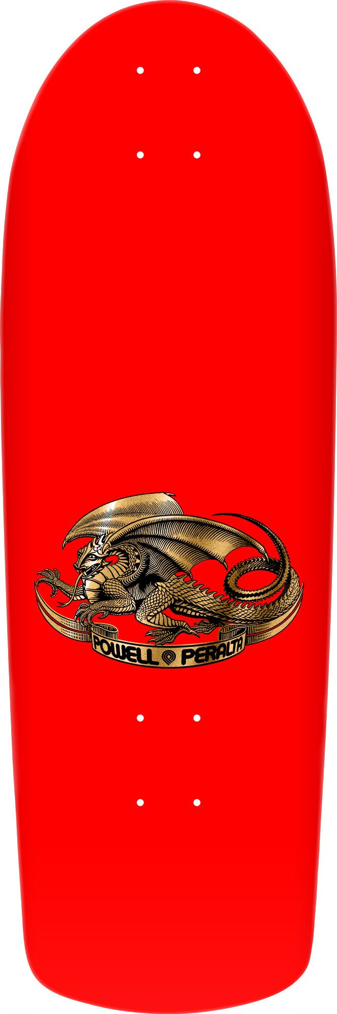 Powell Peralta Mike McGill 40th Anniversary Reissue Skateboard Deck McTwist Red w/Gold Foil - 10 x 30.125 - SkateTillDeath.com