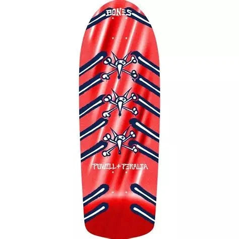 Powell Peralta OG Rat Bones Skateboard Deck Red Foil - 10 x 30 - SkateTillDeath.com