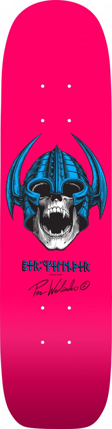 Powell Peralta OG Welinder Freestyle Skateboard Deck Hot Pink- 7.25 x 27 - SkateTillDeath.com