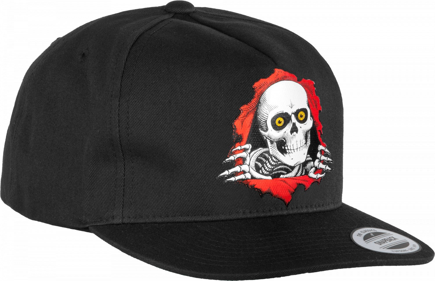 Powell Peralta Ripper Snapback Cap Black - SkateTillDeath.com