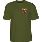 Powell Peralta Ripper T-Shirt Military Green - SkateTillDeath.com