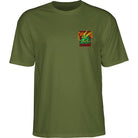 Powell Peralta Steve Caballero Street Dragon T- Shirt Military Green - SkateTillDeath.com