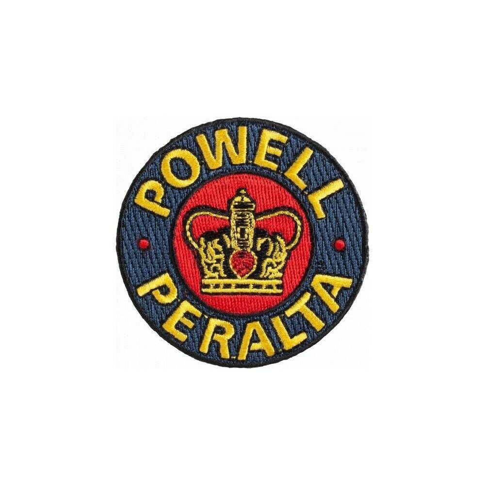 Powell Peralta Supreme embroidered patch 2.5" - SkateTillDeath.com
